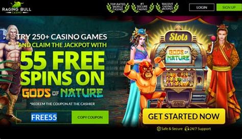 raging bull free spins coupon